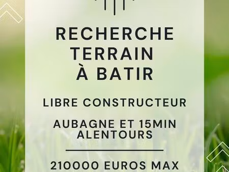 recherche terrain à bâtir – aubagne et alentours