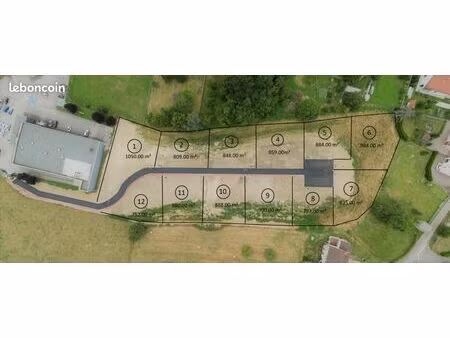terrain 935 m² fougerolles-saint-valbert