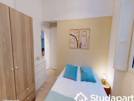 chambre 1 pièce 11 m²