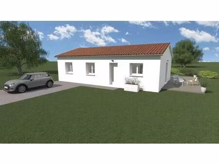 terrain avec maison neuve à vendre