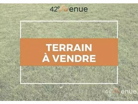 terrain constructible viabilisé à vendre