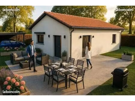 terrain avec maison neuve à vendre