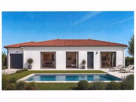 terrain avec maison neuve à vendre