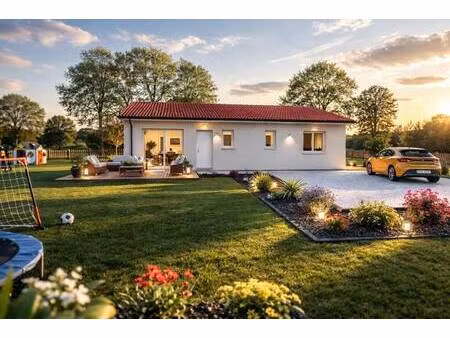 terrain avec maison neuve à vendre
