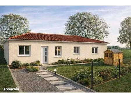 terrain avec maison neuve à vendre