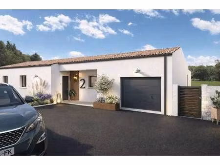 terrain avec maison neuve à vendre