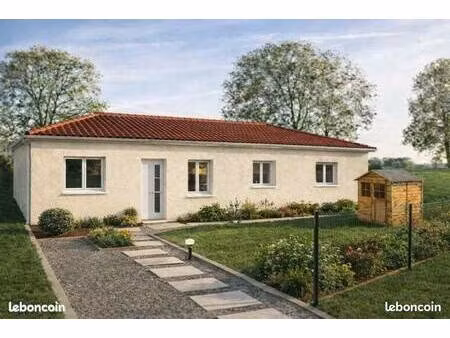 terrain avec maison neuve à vendre