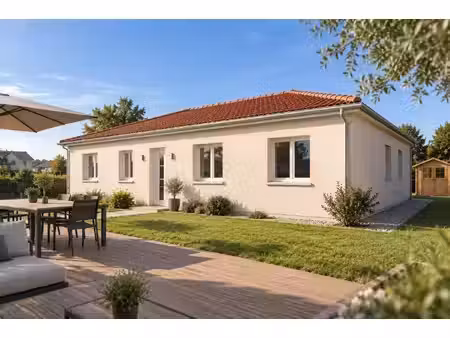 terrain avec maison neuf à vendre