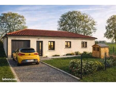 terrain avec maison neuve à vendre