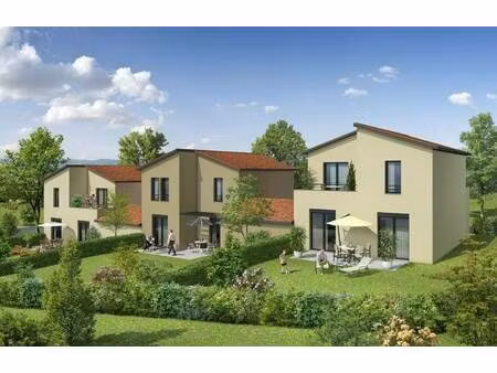 terrain avec maison neuve à vendre