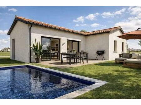 terrain avec maison neuve à vendre