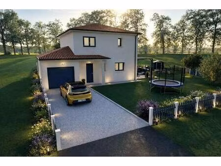 terrain avec maison neuve à vendre