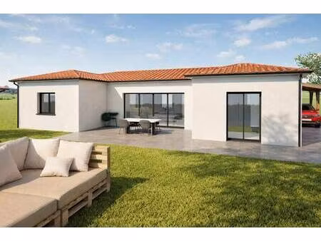 terrain avec maison neuve à vendre