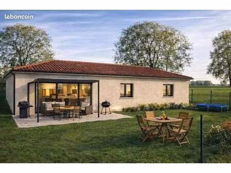 terrain avec maison neuve à vendre