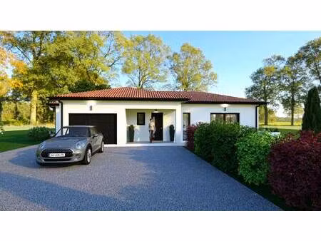 terrain avec maison neuve à vendre