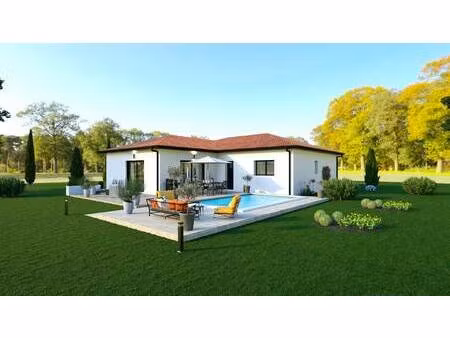 terrain avec maison neuve à vendre