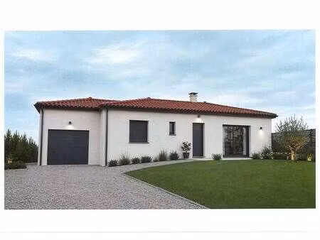 terrain avec maison neuve à vendre