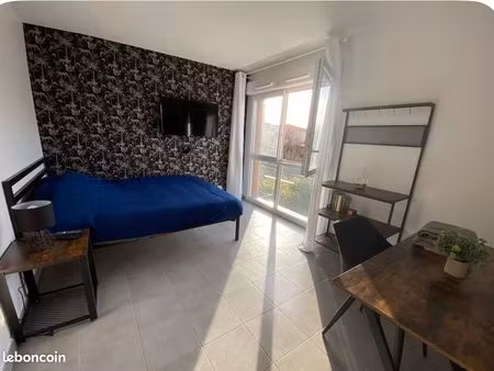 à louer – t1 meublé 27 m² – centre de craponne
