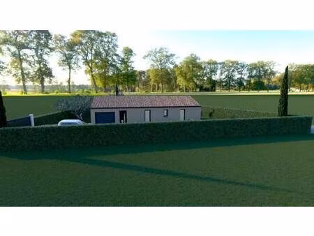 terrain avec maison neuve à vendre