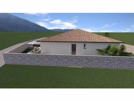terrain avec maison neuve à vendre