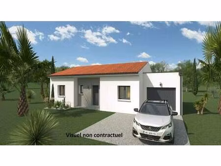 terrain avec maison neuve à vendre