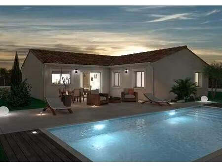 terrain avec maison neuve à vendre