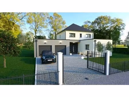 terrain avec maison neuve à vendre