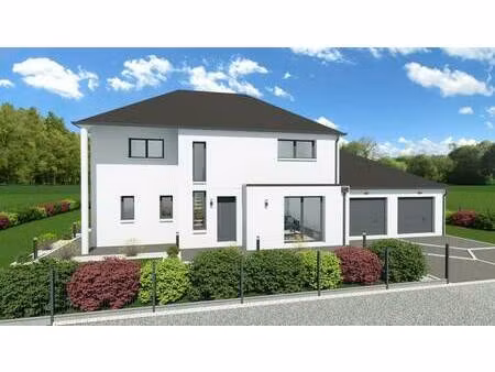 terrain avec maison neuve à vendre