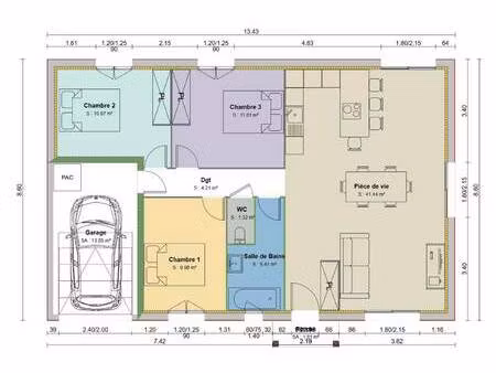 terrain avec maison neuve à vendre