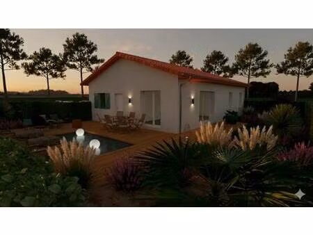 terrain avec maison neuve à vendre