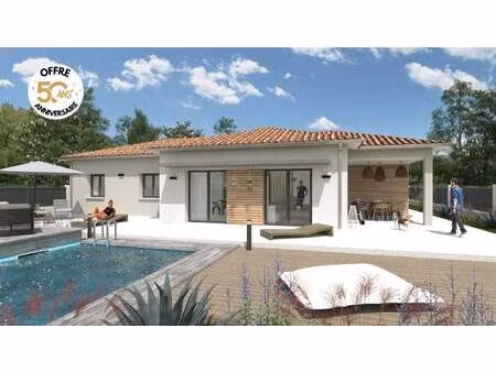 terrain avec maison neuve à vendre