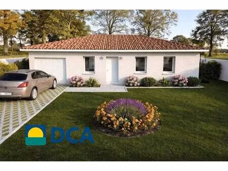 terrain avec maison neuve à vendre