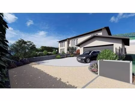 terrain avec maison neuve à vendre