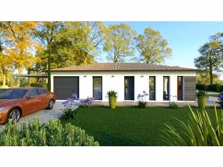 terrain avec maison neuve à vendre
