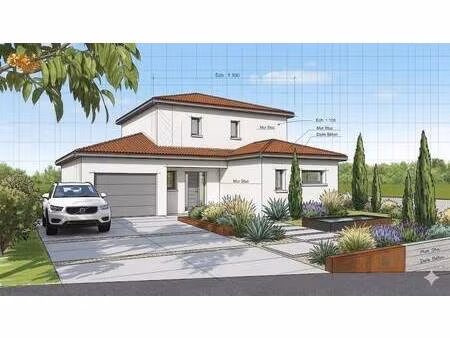 terrain avec maison neuve à vendre