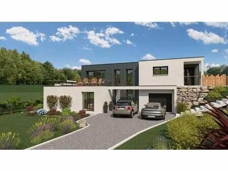 terrain avec maison neuve à vendre