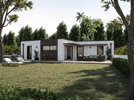 terrain avec maison neuve à vendre