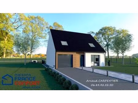 terrain avec maison neuve à vendre