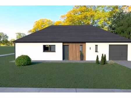 terrain avec maison neuve à vendre