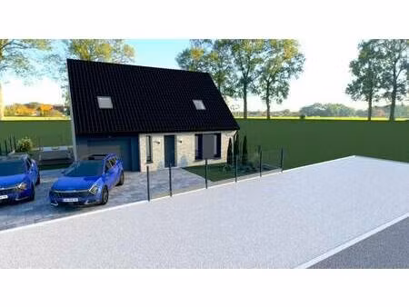 terrain avec maison neuve à vendre