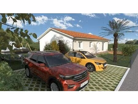 terrain avec maison neuve à vendre