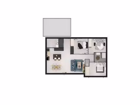 terrain avec maison neuve à vendre