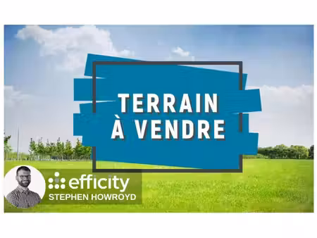 terrain constructible à vendre