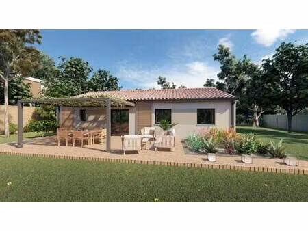 terrain avec maison neuve à vendre