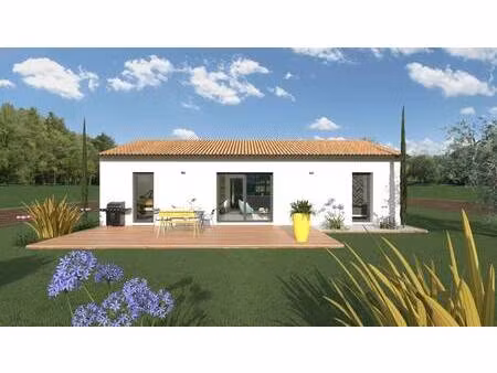 terrain avec maison neuve à vendre