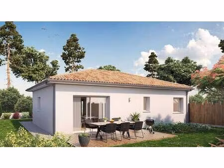 terrain avec maison neuve à vendre