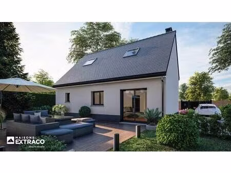 terrain avec maison neuve à vendre