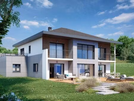 terrain avec maison neuve à vendre