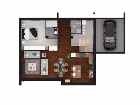 terrain avec maison neuve à vendre