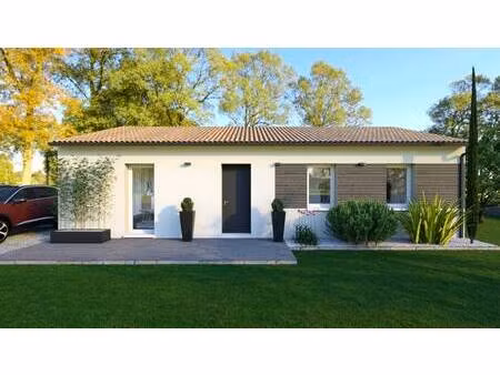 terrain avec maison neuve à vendre